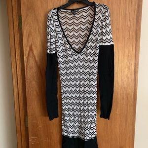 See-through maxi dress